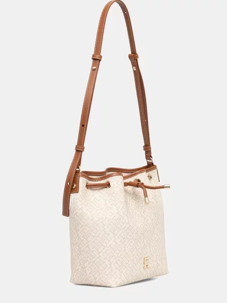 Kabelka Tommy Hilfiger béžová