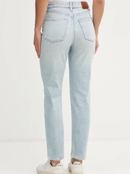 Calvin Klein Jeans jeansy mom fit niebieskie