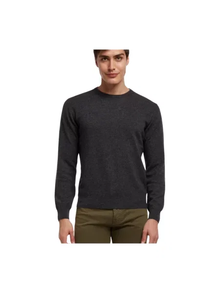 Sweter Brooks Brothers z kaszmiru szary