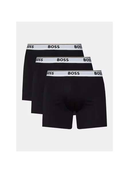 BOSS Orange Boksarice Power svetlo siva bela črna