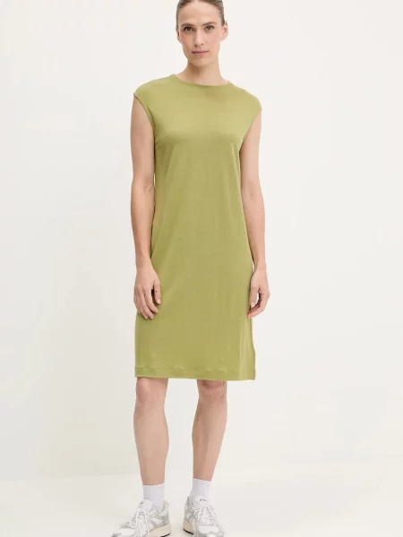 Icebreaker sukienka sportowa Granary mini prosta zielony