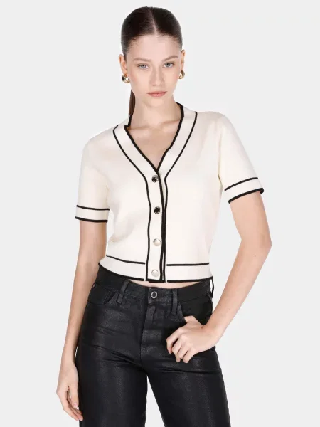 Кофти та светри Colin’s комбінований верх бежевий