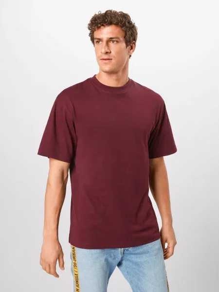 Urban Classics Tricou burgundy roșu