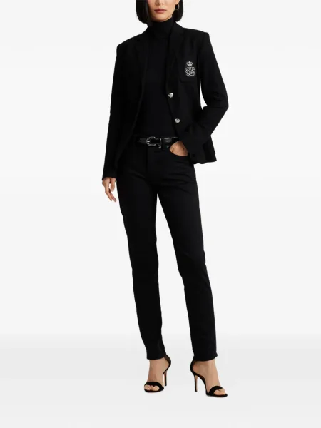 Curea Polo Ralph Lauren tricotate cu autograf cu șireturi albastru