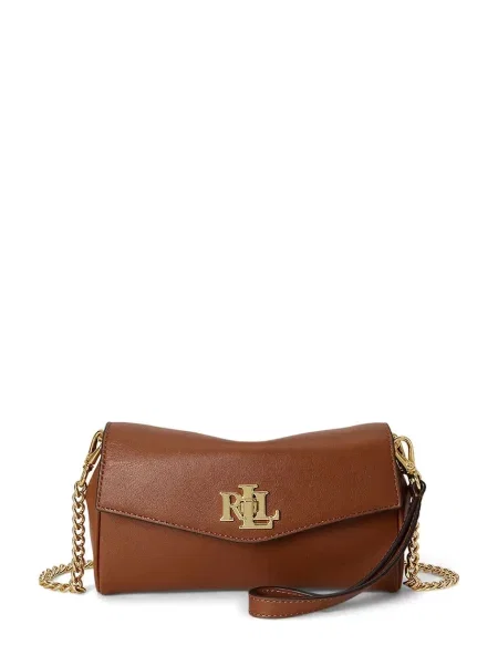 Lauren Ralph Lauren geantă crossbody pentru femei din piele maro