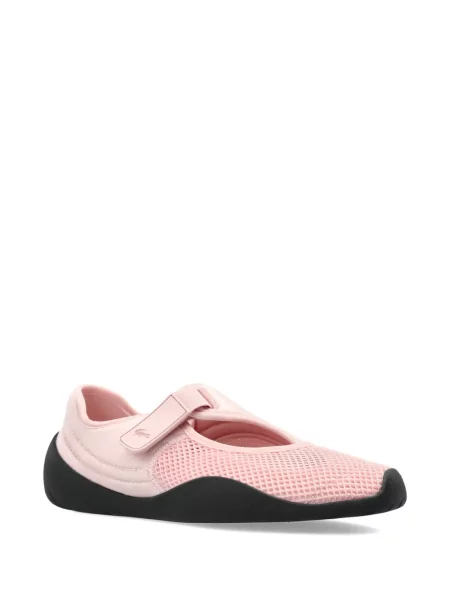 Sneakerși Lacoste plasă cu bretele roz