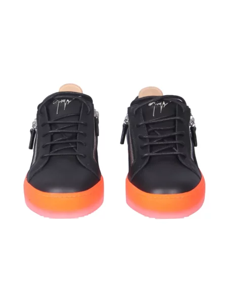 Sneakersy Giuseppe Zanotti skórzane czarne