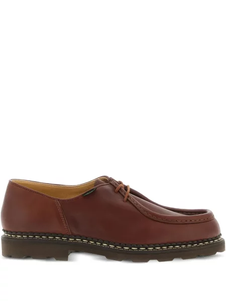 Pantofi derby Paraboot din piele maro
