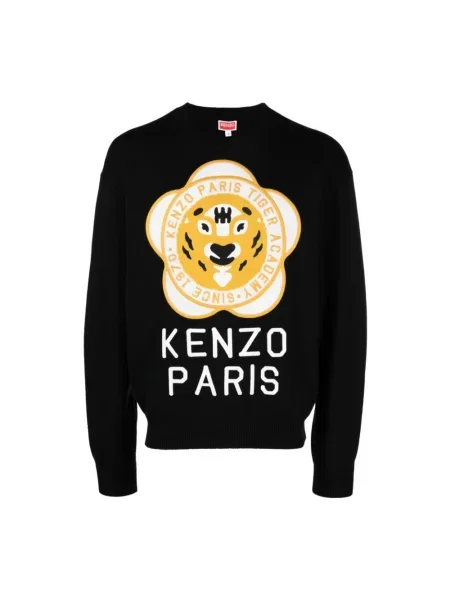 Bluza nierozpinana Kenzo w tygrysie prążki czarna