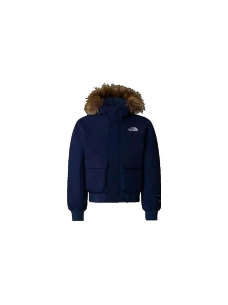 Sacou The North Face cu glugă albastru