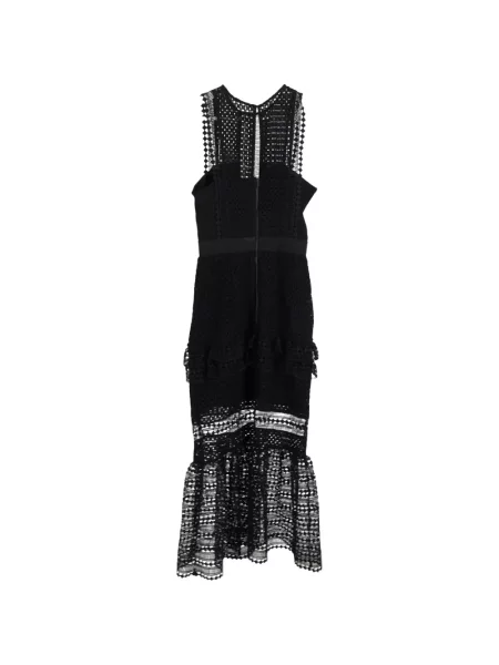 Rochie Self-portrait din dantelă de costum negru