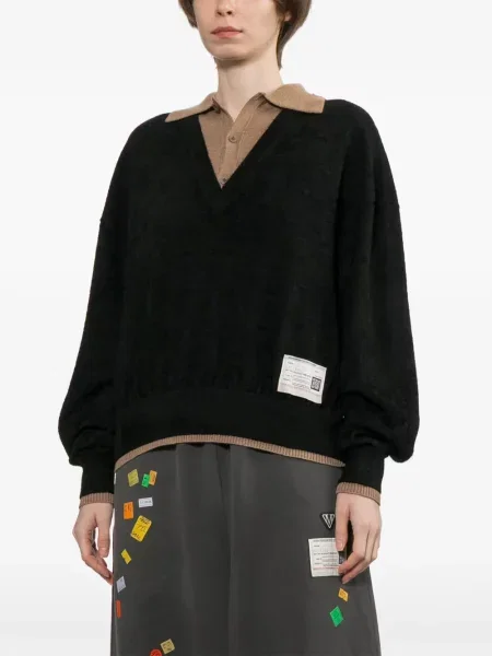 Pulover Maison Mihara Yasuhiro negru