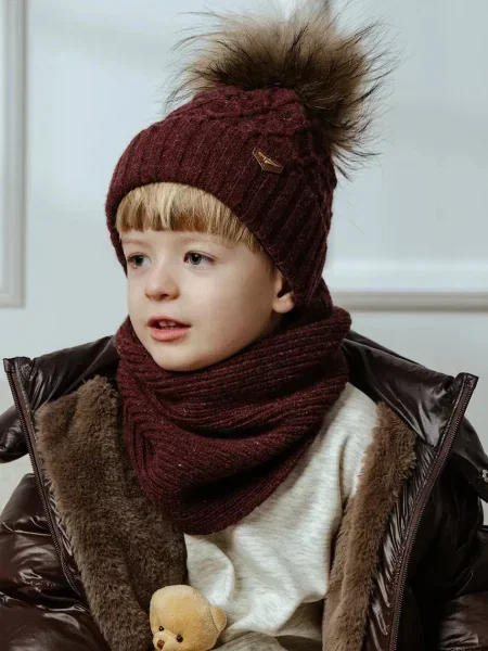 Jamiks Дитячий снуд із вовною THEO