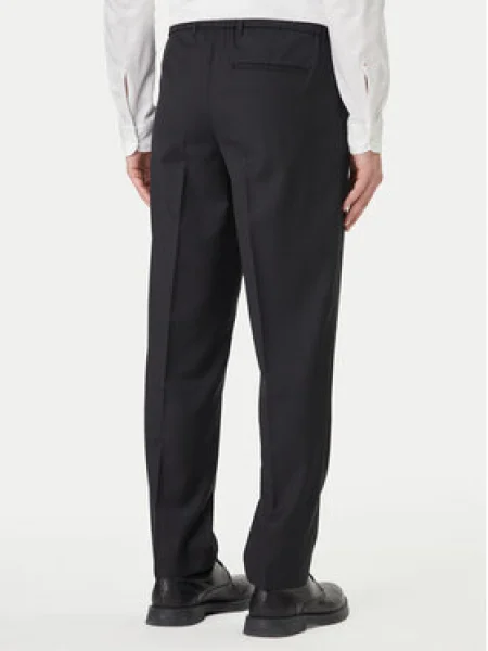 Tapered szövet nadrág Calvin Klein fekete