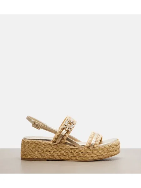 Sandale Roger Vivier cu platformă bej