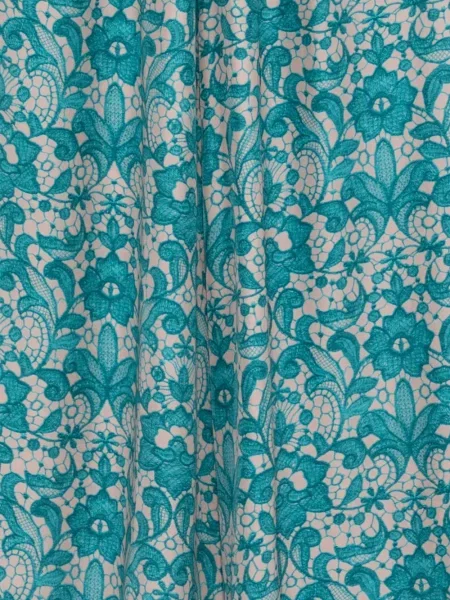 Spodnie Gianluca Capannolo w kwiatki niebieskie