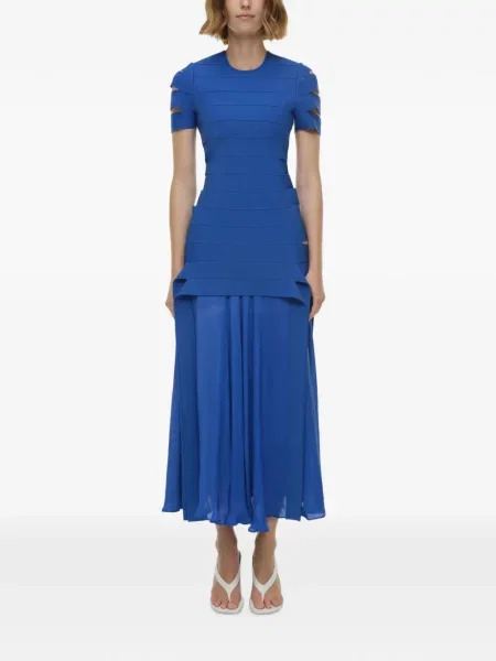 Rochie maxi Simkhai tricotate albastru