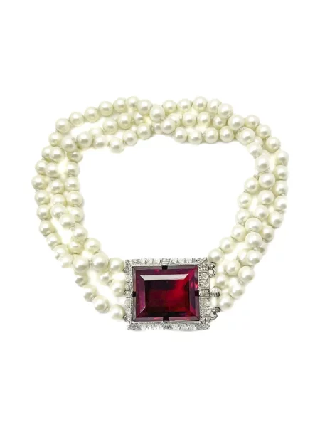 Colier Jennifer Gibson Jewellery cu perle alb