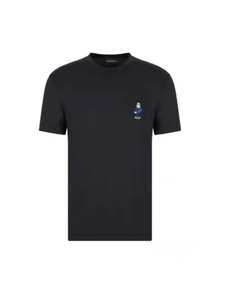 Koszulka Emporio Armani z krótkim rękawem czarna