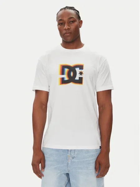 DC Shoes Marškinėliai Tracer Star Hss Heritage Fit balta