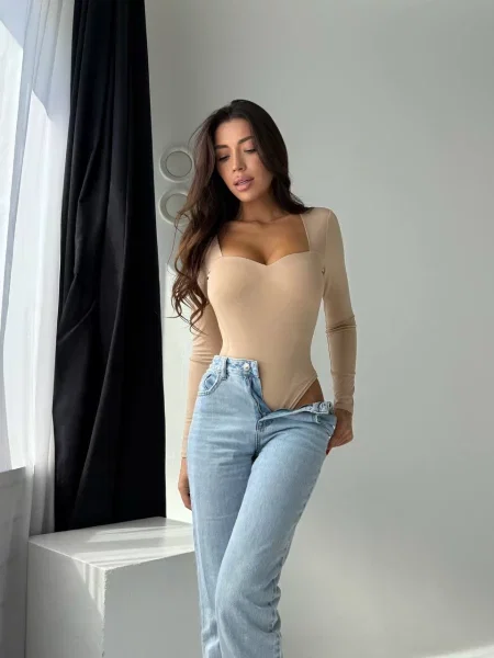 Боді Uaclothes бежевий