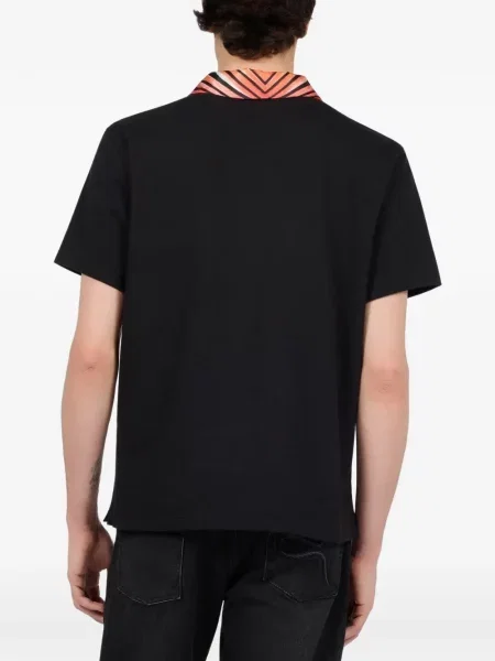 Gulerat tricou polo Roberto Cavalli negru