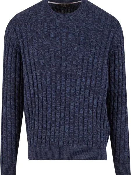 INDICODE JEANS Pulóver Trevin tengerészkék