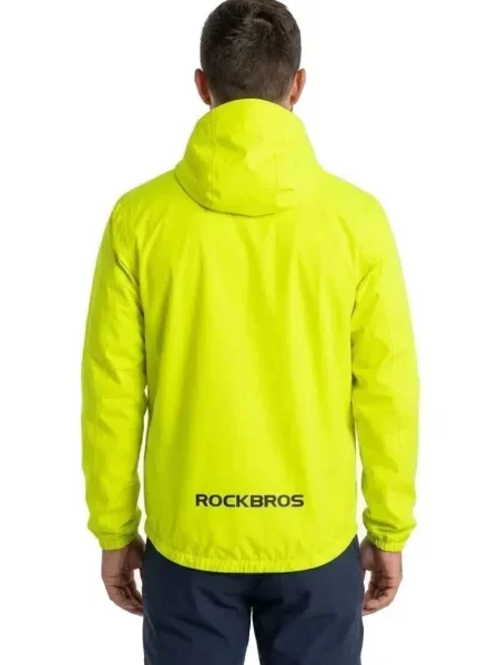 KURTKA UNISEX PRZECIWDESZCZOWA RAINSTOPPER HOODIE YELLOW żółta