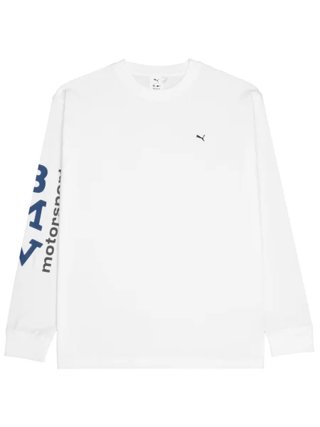 PUMA Športna majica temno modra bela