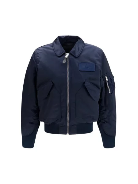 Kurtka bomber Alpha Industries niebieski