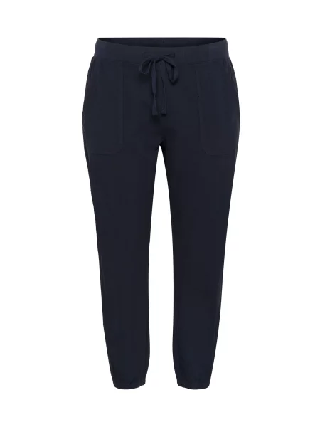 KAFFE CURVE Hlače KCNana mornarsko plava