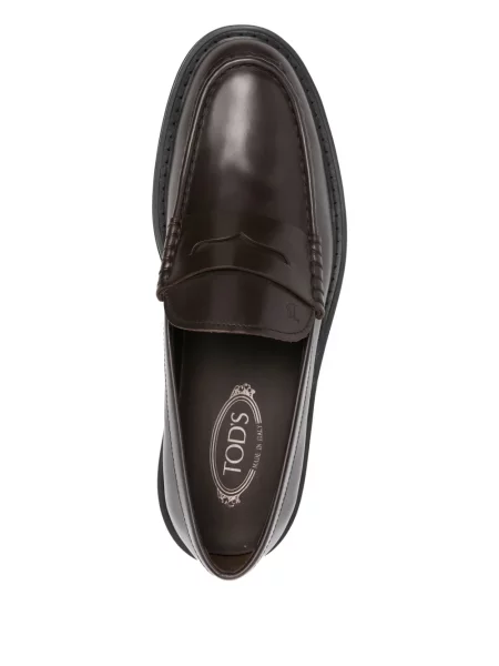 Pantofi loafer Tod's din piele maro