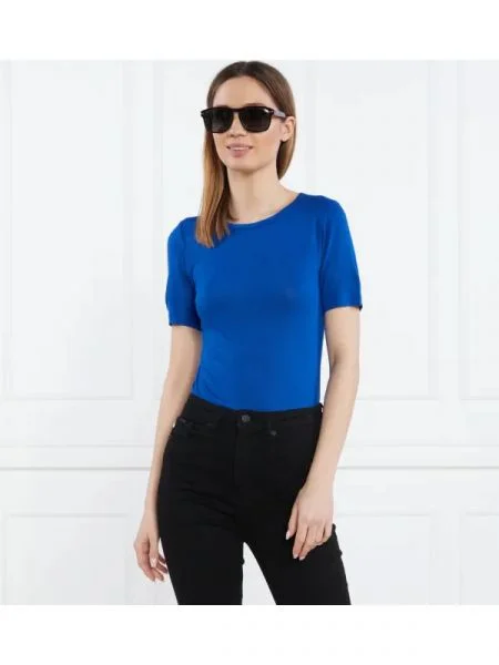 Calvin Klein Tricou MODAL SILK CREW NECK TOP SS
