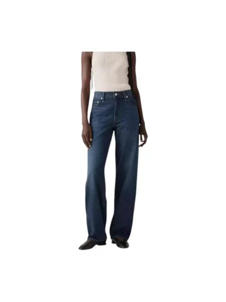 Levi's jeansy BAGGY DAD medium waist niebieskie