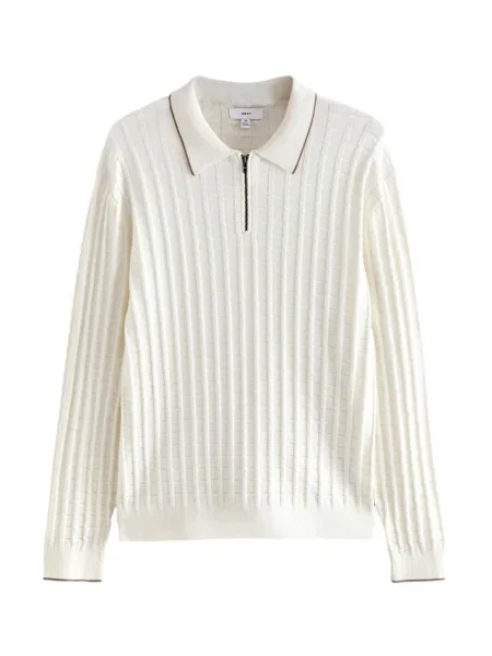 Next Svetr režná / tmavě hnědá