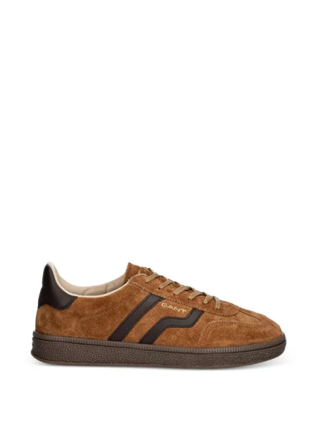 Sneakerși Gant din piele de căprioară maro