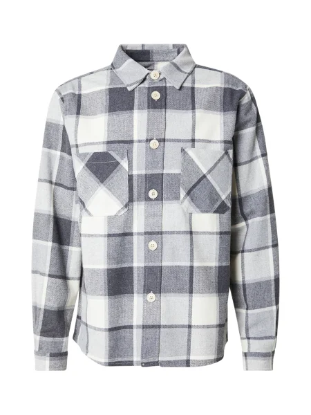 Key Largo Košile Palermo šedá / tmavě šedá bílá