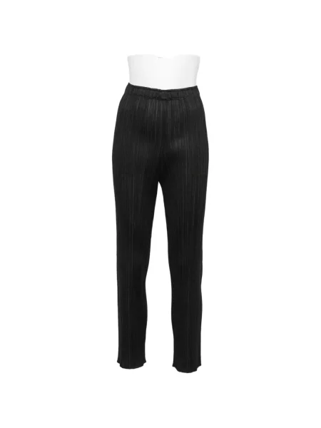Pantaloni Pleats Please Issey Miyake negru