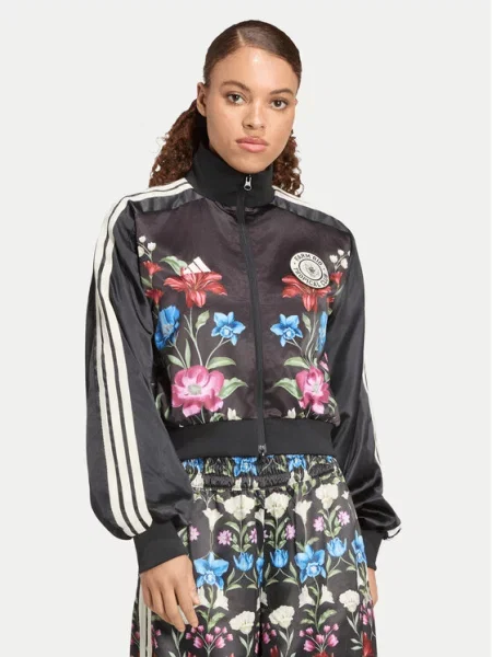 Adidas kratka jakna za žene x Farm Rio crna
