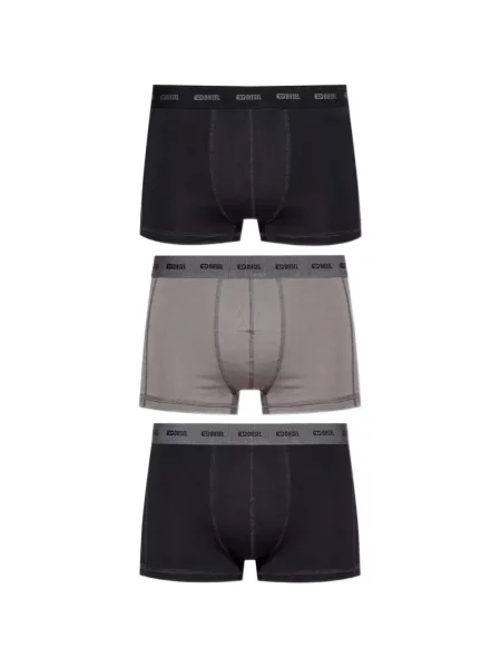 Pantaloni scurți Diesel cu autograf negru
