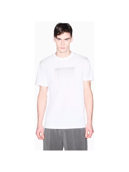 Tricou Eax alb