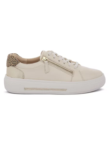 Pantofi Clarks alb