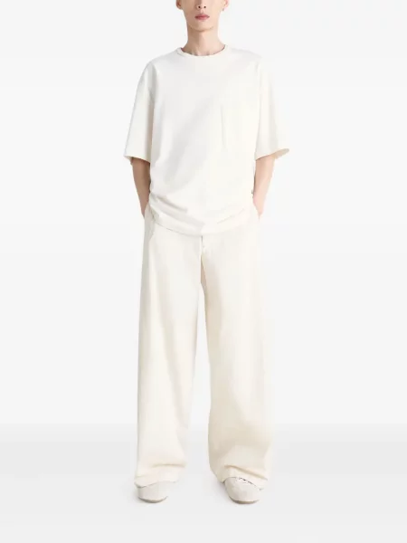 Tricou Lemaire din jerseu alb