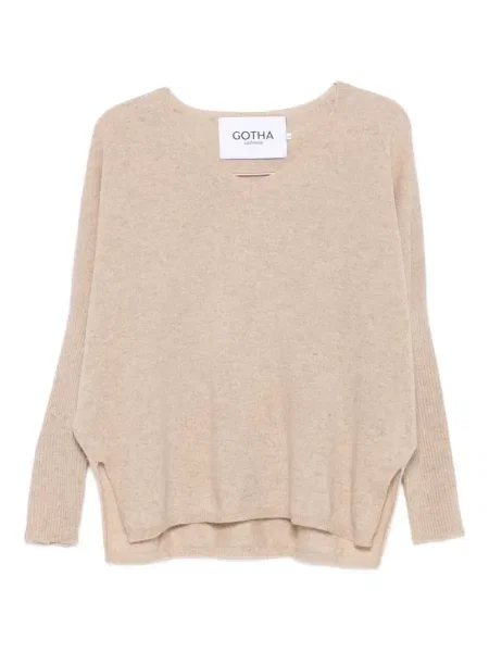 Pulover Gotha cu decolteu în V lung