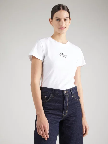 Calvin Klein Jeans Tricou alb