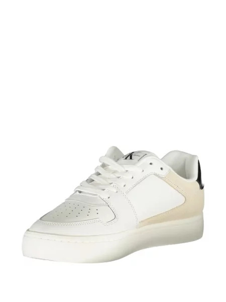 Sneakerși Calvin Klein cu imagine alb
