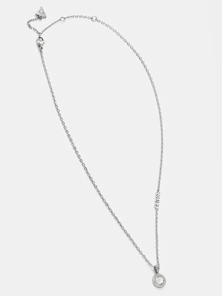Колие Guess сребристо