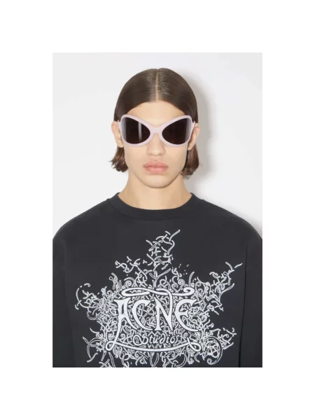 Bluza Acne Studios z logo czarna