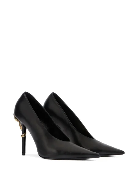 Pantofi cu toc Roberto Cavalli negru