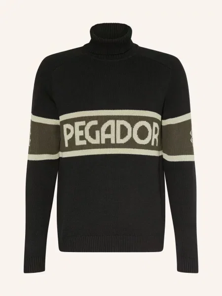 Pegador Sweter Z Golfem Lugano schwarz czarny